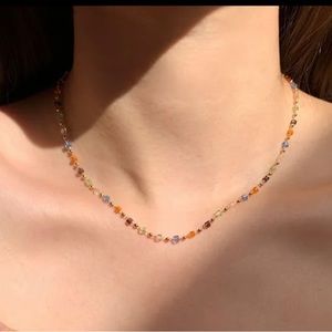 NWT Geometric Beaded Necklace